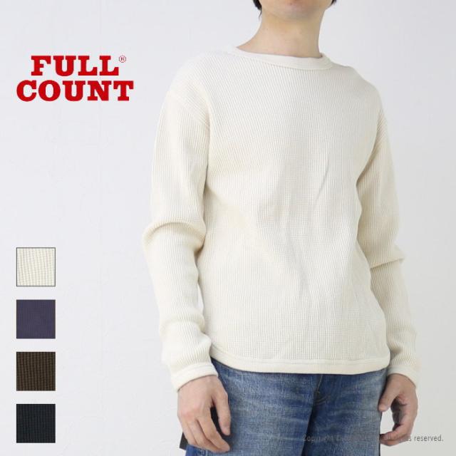 フルカウント FULLCOUNT ヘビーウェイトワッフルサーマルTシャツ 5964 メンズ 日本製 長袖 無地_2