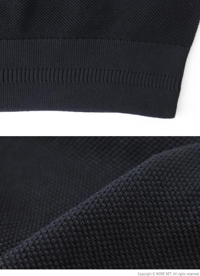 SALE セール/ フレッドペリー FRED PERRY ピケクルーネックニット K1309 メンズ コーマコットン 鹿の子 /返品・交換不可