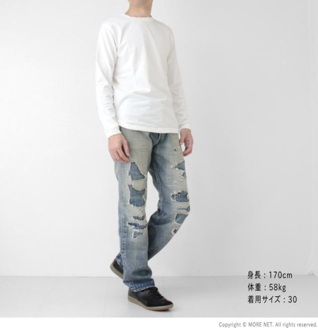 シュガーケーン SUGAR CANE 14.25oz レギュラーストレートジーンズ 1947 リメイクエイジドモデル SC41947SR  メンズ 日本製 ダメージ加工