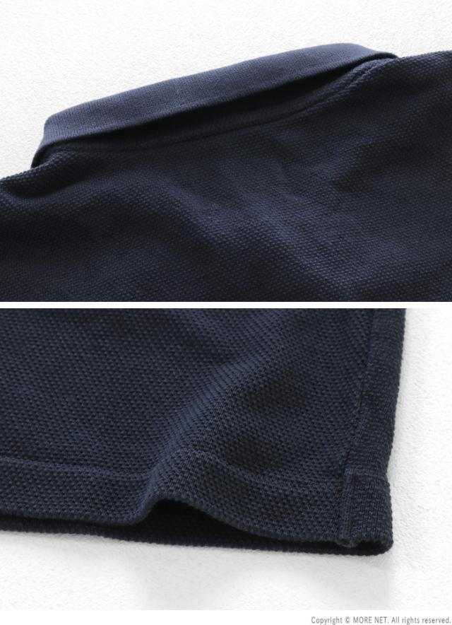 ステュディオ・ダルチザン STUDIO D'ARTISAN 鹿の子ポロシャツ 8201 メンズ 日本製 ワンポイント刺繍_5