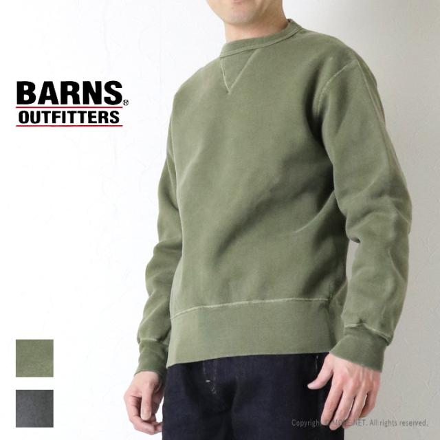 バーンズアウトフィッターズ BARNS OUTFITTERS はめ込み両Vガゼット COZUN スウェット BR-3000PG メンズ 日本製 無地_2