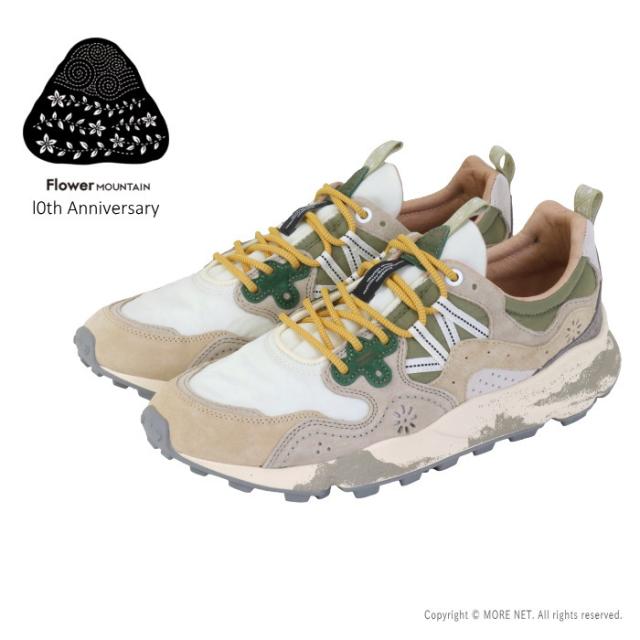 フラワーマウンテン Flower MOUNTAIN 10周年記念 スニーカー YAMANO3 ヤマノスリー サンドトープ FM63832 メンズ