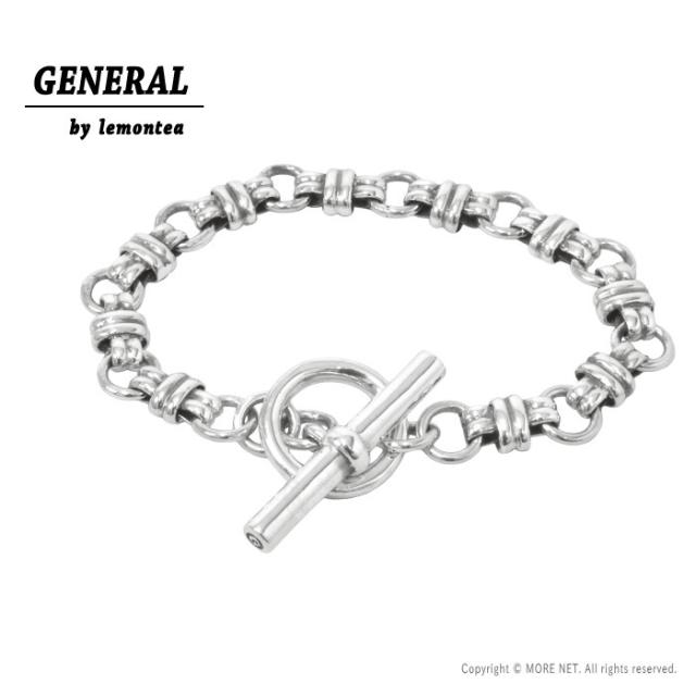 ジェネラルバイレモンティー General by Lemontea 925シルバーブレスレット GEN-053 メンズ レディース Tバー チェーン