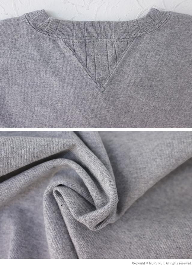 フェローズ PHERROW'S ルーズフィットVガゼットTシャツ PVGT メンズ 日本製 無地 半袖 スウェット_5