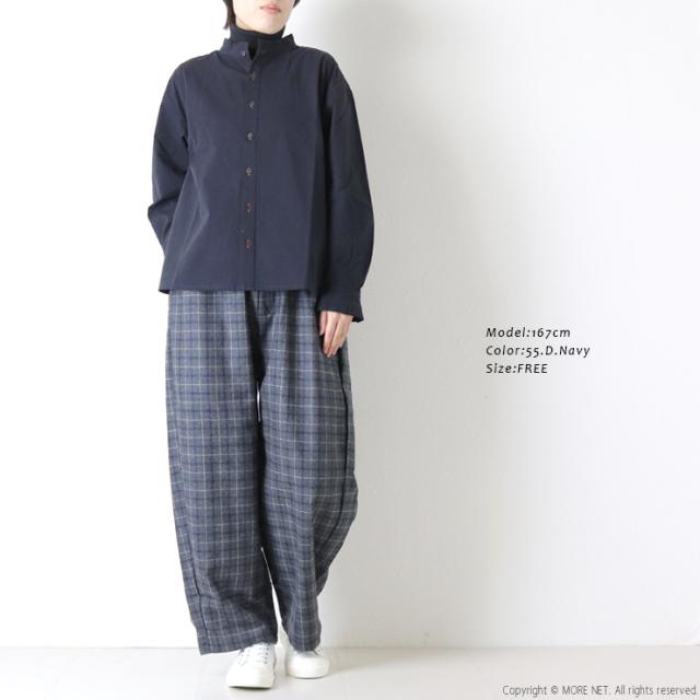 SALE セール/ ヤラニュー YARRA NEU ヴィンテージワッシャー衿フリルシャツ 5553-423 フリルネック 長袖 レディース /返品・交換不可_3