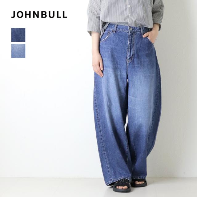 ジョンブル JOHNBULL デニムサイドシームパンツ JL261P09 ジーンズ ワイド 日本製 レディース