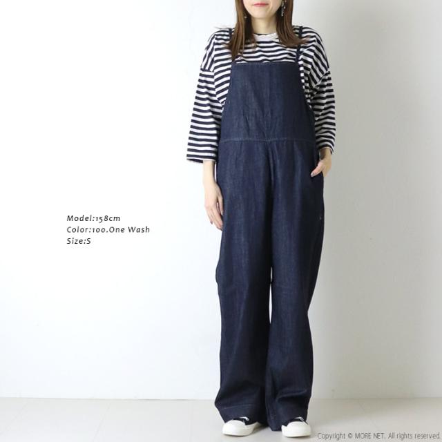 リー LEE リラックスサロペット/RELAX SALOPETTE LL9015 オーバーオール デニム ロング丈 レディース_2