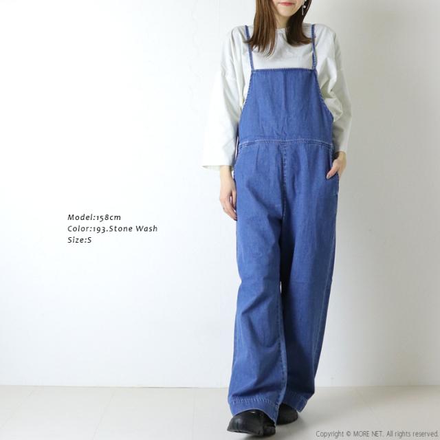 リー LEE リラックスサロペット/RELAX SALOPETTE LL9015 オーバーオール デニム ロング丈 レディース_3