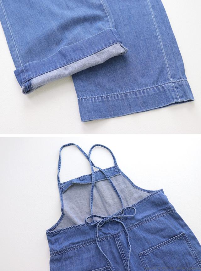 リー LEE リラックスサロペット/RELAX SALOPETTE LL9015 オーバーオール デニム ロング丈 レディース_6