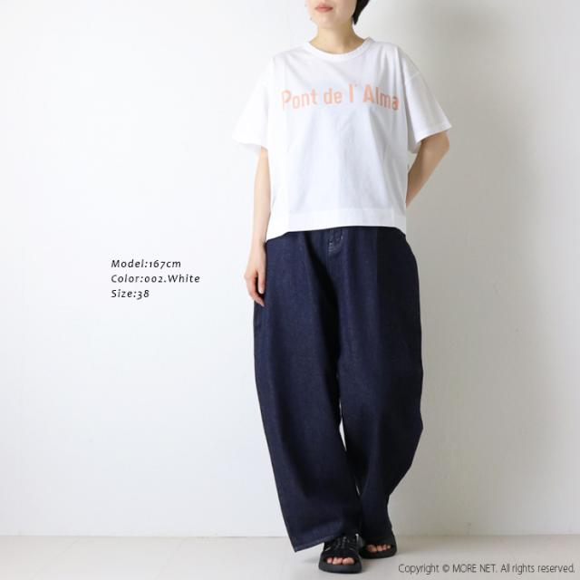 ファブリケアンプラネテール FABRIQUE en planete terre オーバーサイズ半袖プリントTシャツ 261-018 日本製 ワイド トップス レディース_2