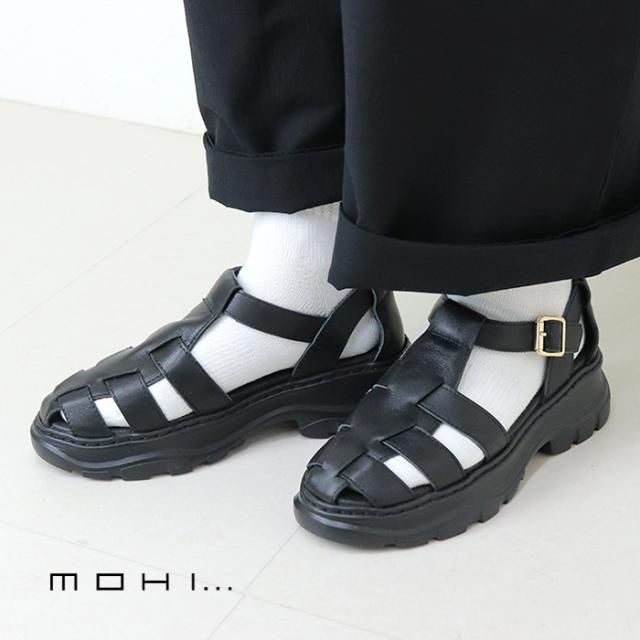 モヒ MOHI レザーグルカサンダル 8122-7 厚底 牛革 靴 レディース