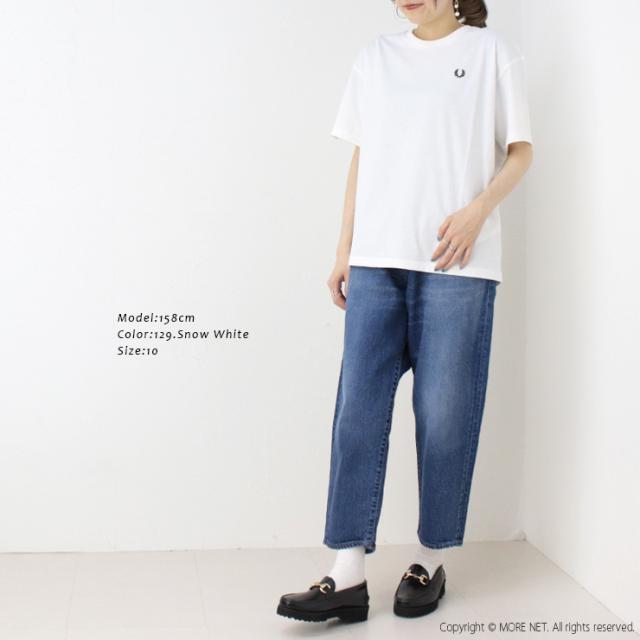 フレッドペリー FRED PERRY クルーネックTシャツ G1142 半袖 ロゴ 無地 刺繍 トップス レディース_2