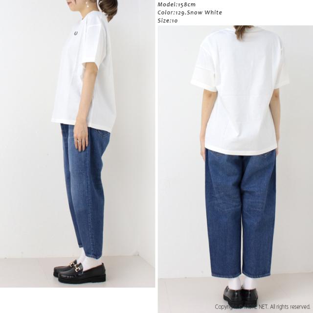 フレッドペリー FRED PERRY クルーネックTシャツ G1142 半袖 ロゴ 無地 刺繍 トップス レディース_4