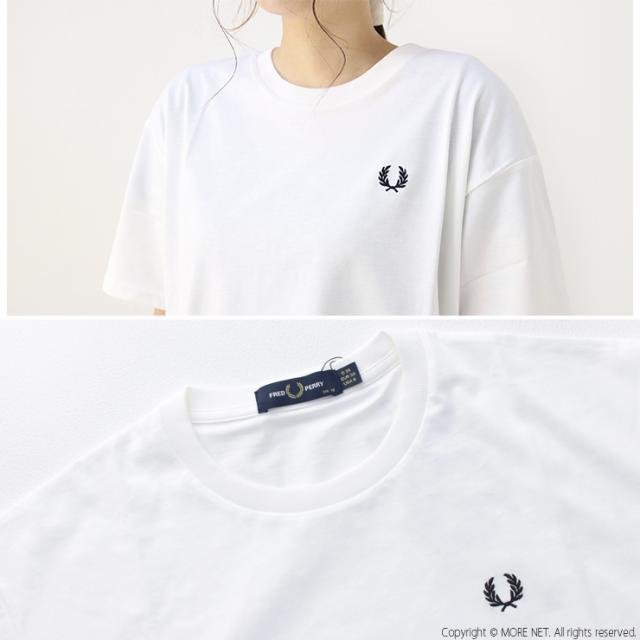 フレッドペリー FRED PERRY クルーネックTシャツ G1142 半袖 ロゴ 無地 刺繍 トップス レディース_5
