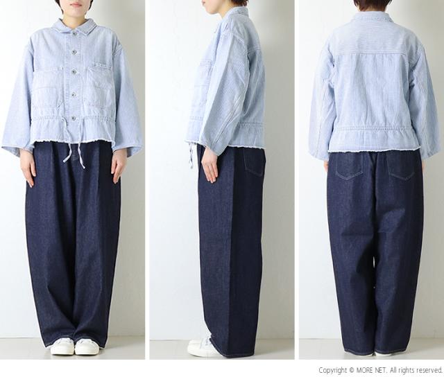 SALE セール/ レイトリー LAITERIE ヒッコリーデニムカバーオール 