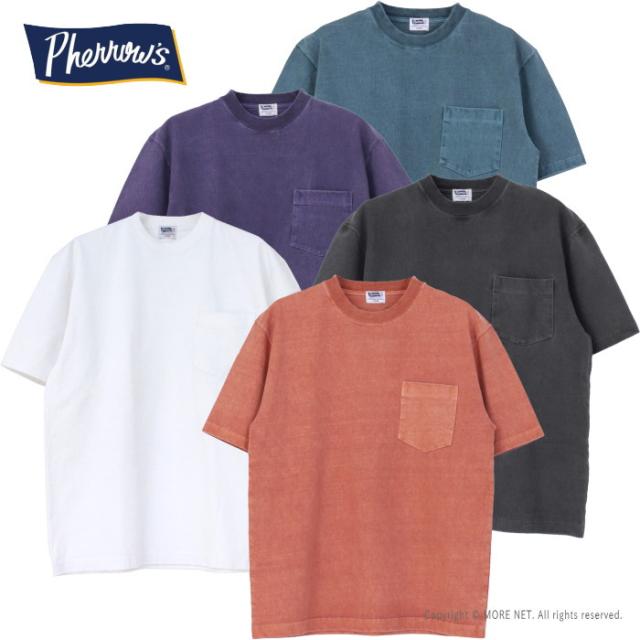 フェローズ PHERROW'S ヘビーウエイトポケットTシャツ 26S-PHPT メンズ 日本製 無地