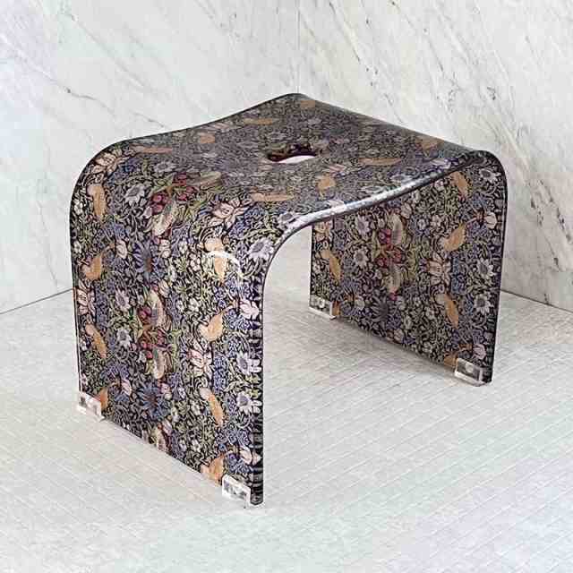 バスチェア S おしゃれ アクリル お風呂 イス 椅子 風呂イス 風呂用品 バス用品 バード＆ストロベリーの通販はイス