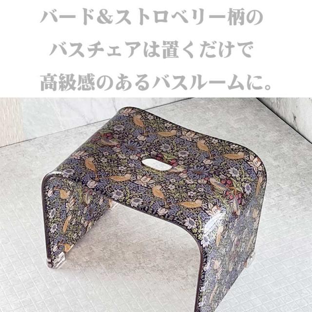 バスチェア S おしゃれ アクリル お風呂 イス 椅子 風呂イス 風呂用品 バス用品 バード＆ストロベリーの通販は