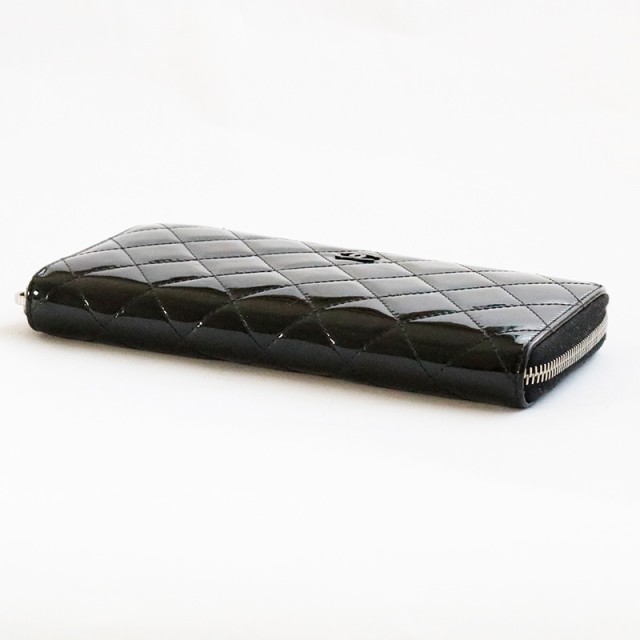 CHANEL 中古 シャネル 長財布ラウンドファスナー レディース