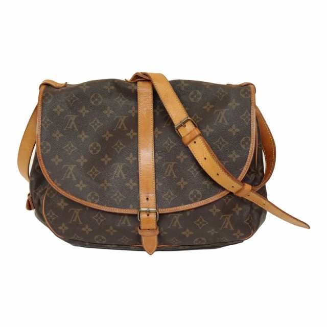 中古 LOUIS VUITTON ルイヴィトン モノグラム ソミュール35 ショルダー