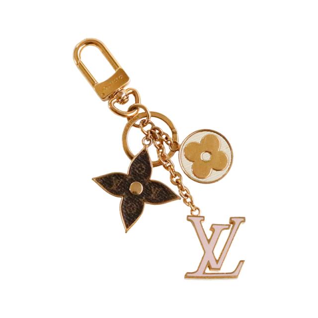ルイヴィトン ポルトクレ イニシャルキーホルダー キーリング 美品 美