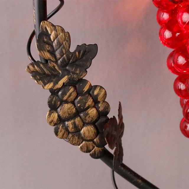 タッチランプ】アンティーク風ぶどう照明｜卓上ライト｜3段階調