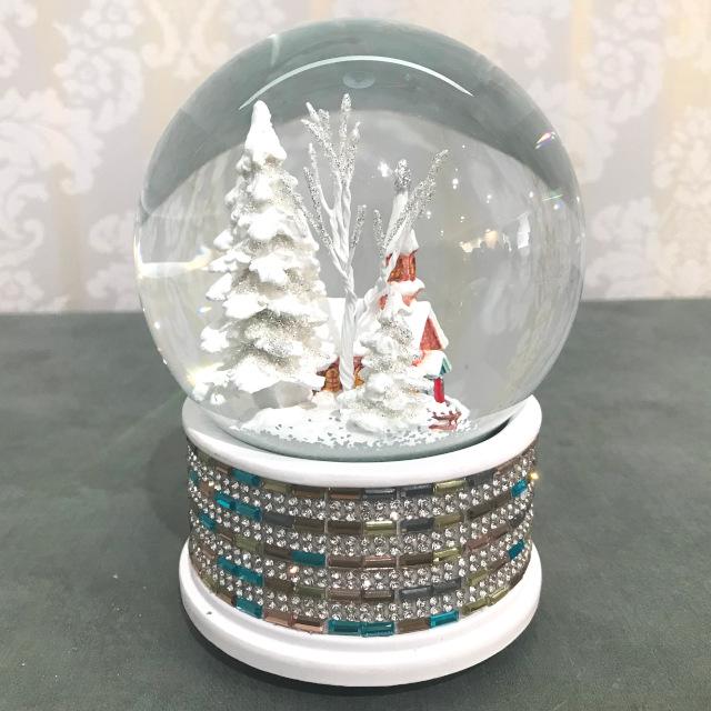 ジュエルスノードームオルゴール チャーチ 010663【ハルモニア スノー