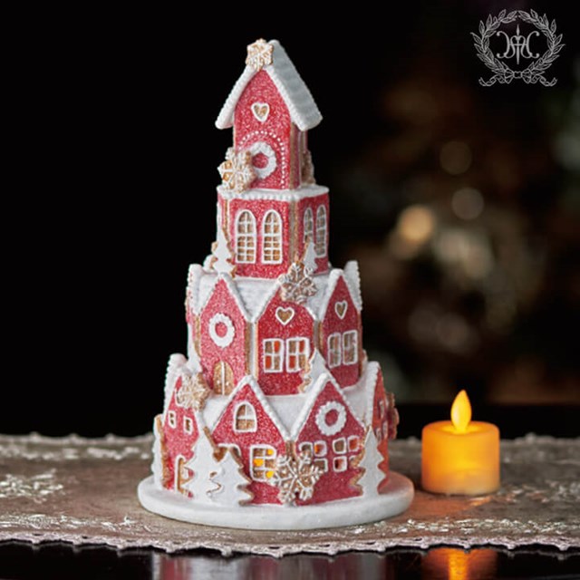 ハルモニア　ジンジャーブレッドビレッジパステル ジンジャーブレッドビレッジパステル｜クリスマス雑貨の通販