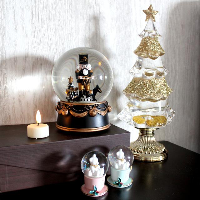 スノードームソルジャーブラック 11063【ハルモニア スノードーム