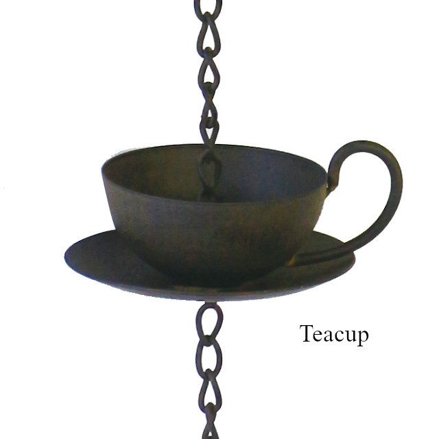 Rain Chain 鎖樋 雨樋 CIE-669 CMI-122 CMI-177【teacup umbrella