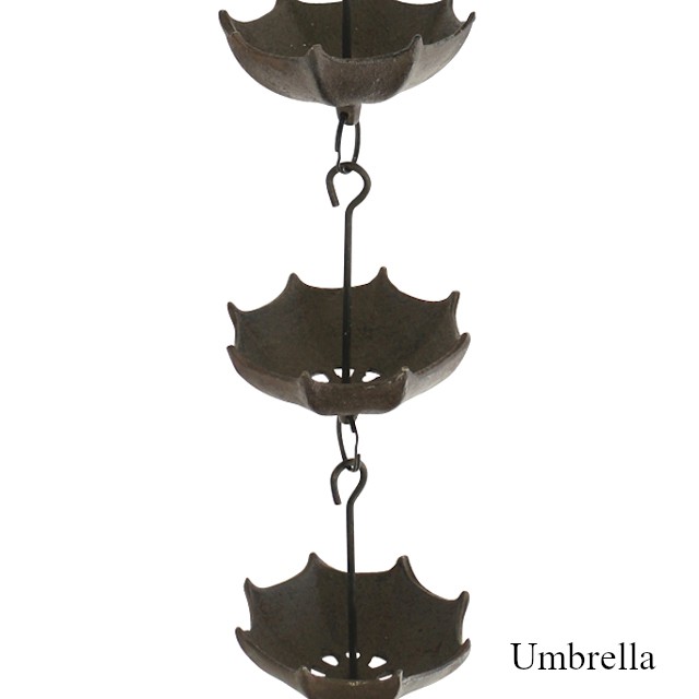 Rain Chain 鎖樋 雨樋 CIE-669 CMI-122 CMI-177【teacup umbrella