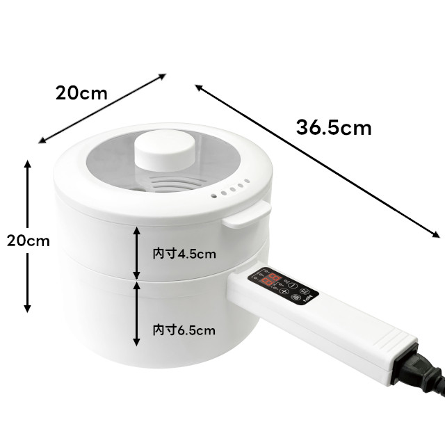 なべち Amazon.co.jp: トレードワン(TRADE ONE) 片手電気鍋 1.5L 1台4役