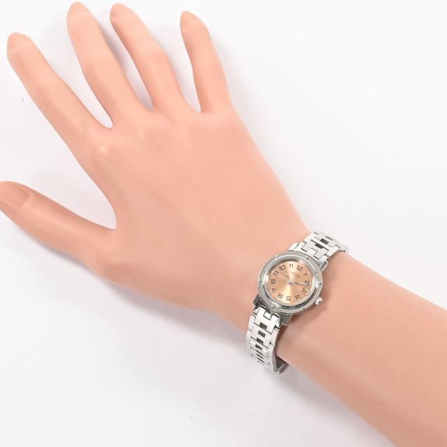中古 A品 エルメス クリッパー レディース腕時計 Cl4 210 ピンク レディースの通販はau Pay マーケット ロデオドライブ Au Payマーケット店
