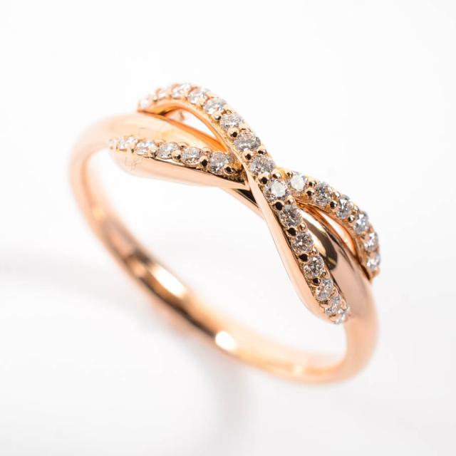 中古 A品 ティファニー インフィニティ リング K18ピンクゴールド 9号 レディースの通販はau Pay マーケット ロデオドライブ Au Payマーケット店