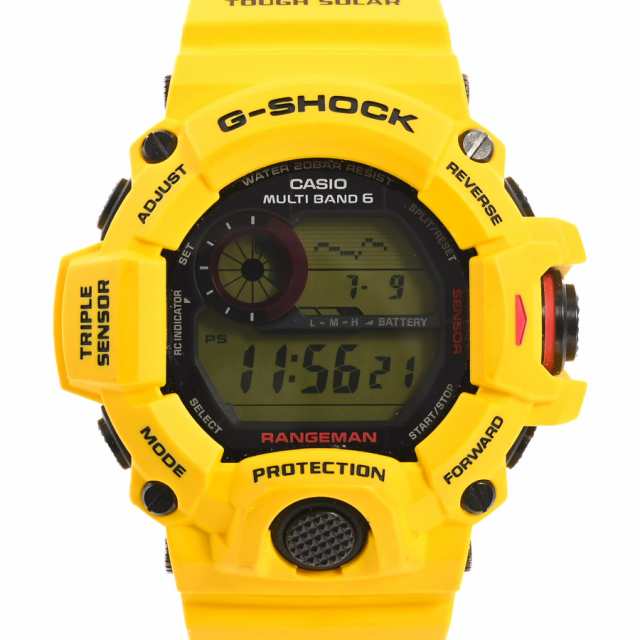 カシオ G-SHOCK Gショック RANGEMAN 30th LIGHTNING YELLOW 腕時計 GW-9430EJ-9JR ブラック メンズ 中古A品