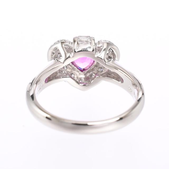 ピンクサファイア リング プラチナ850 ピンクサファイア0.7ct