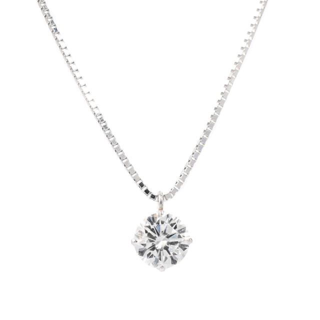 ダイヤ ネックレス プラチナ900/850 ダイヤ0.545ct  レディース 新品の通販は