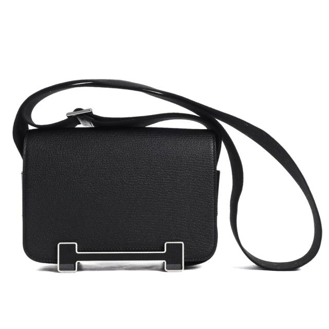 エルメス ゲタ ショルダーバッグ シェーブル  ブラック ユニセックス B 2023年 未使用品の通販は