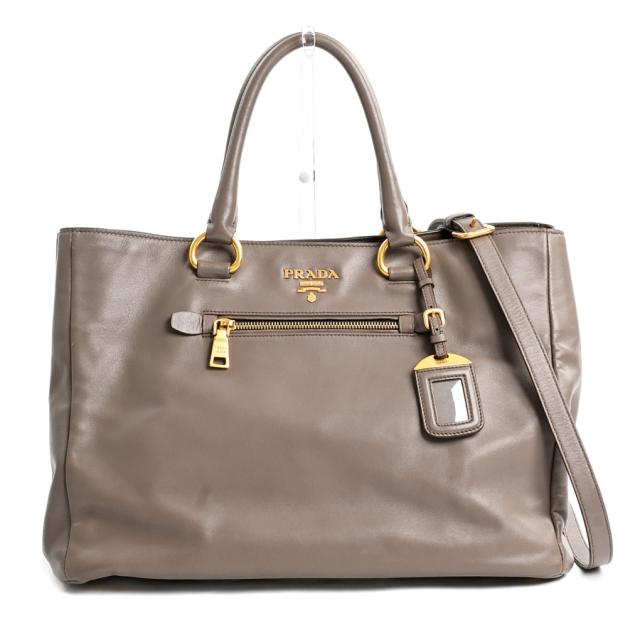 PRADA】ソフトカーフ トートバッグ BN2103・中古