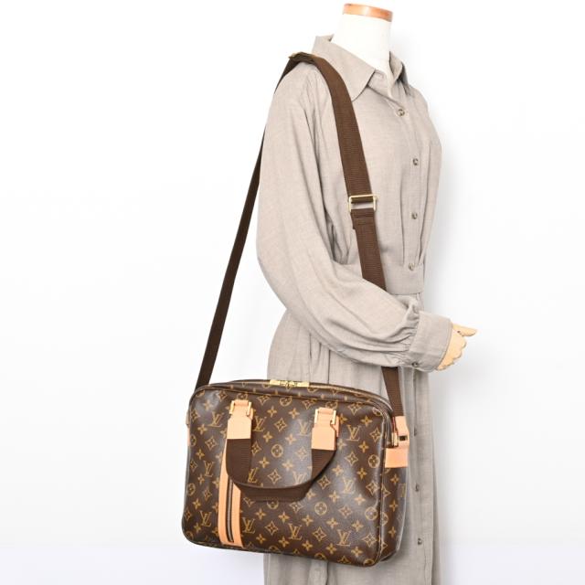 Louis Vuitton ビジネスバッグ ブラウン 中古・古着通販】LOUIS VUITTON (ルイ ヴィトン) ビジネスバッグ