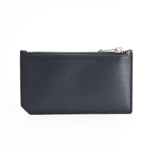 【新品】Saint Laurent フラグメントケース カーフレザー　ネイビー SAINT LAURENT ネイビー フラグメントケース 新品] サンローラン Saint