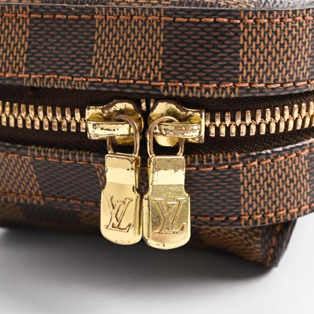 中古 LOUIS VUITTON ルイヴィトン N51994 ジェロニモス ダミエキャンバス エベヌ ボディバッグ ウエストポーチ h_b ルイ・ヴィトン(Louis Vuitton) ルイ・ヴィトン ボディバッグ ダミエ
