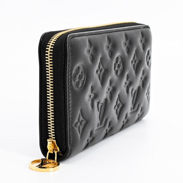 ルイヴィトン モノグラム クッサン エンボス ジッピーウォレット 長