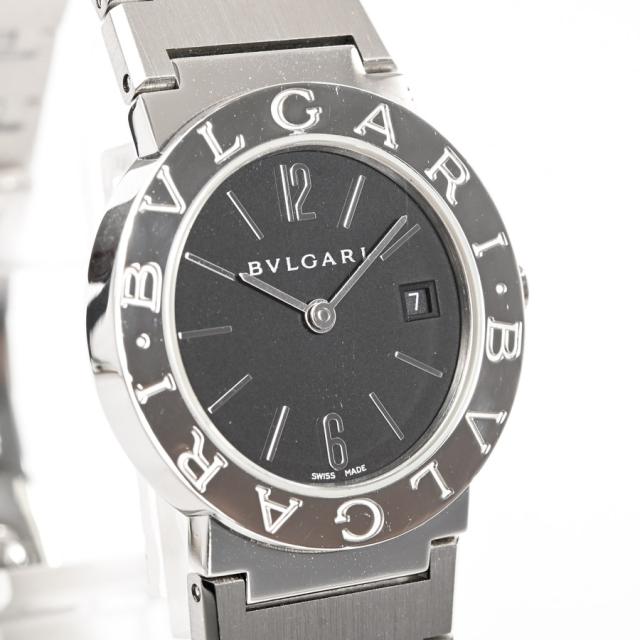 ブルガリ ブルガリブルガリ 腕時計 BB26SS ブラック レディース 中古A  