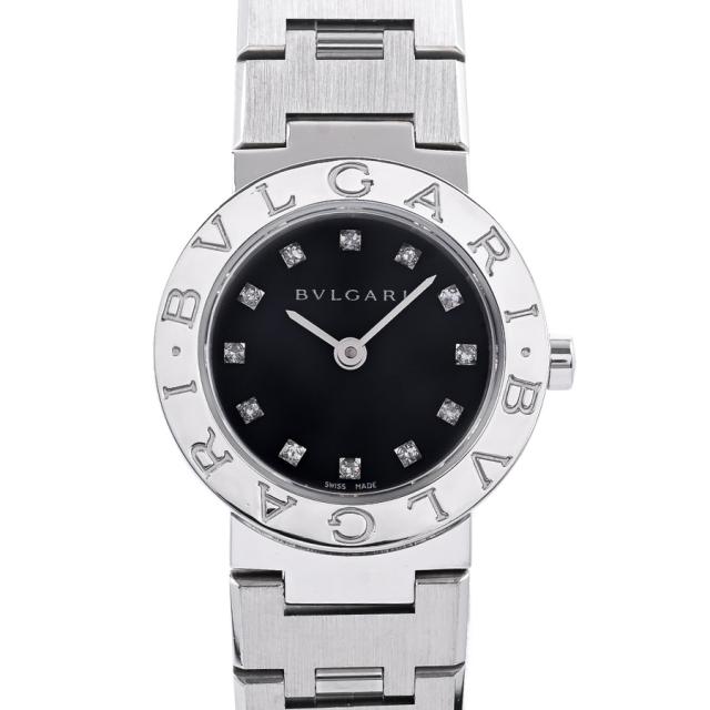 ブルガリ ブルガリブルガリ 腕時計 BB23SS ブラック レディース 中古AB  