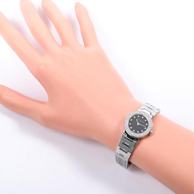 ブルガリ ブルガリブルガリ 腕時計 BB23SS ブラック レディース 中古AB  