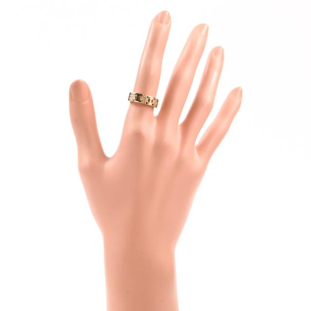 【10号】ダイヤ×ルビー リング K18YG K18 ダイヤ0.45ct ルビー0.57ct スイングリング 10号 18金 指輪