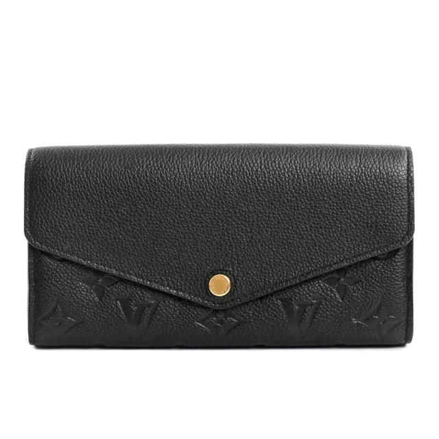ルイヴィトン 長財布 黒 ポルトフォイユサラ Louis Vuitton 長財布