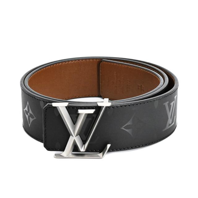 ルイヴィトン ベルト サンチュール レザー ブラック M9346V ルイヴィトン サンチュールLVイニシャル40MMピラミッド ベルト M9346V