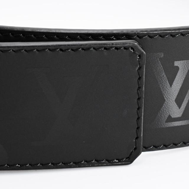 ルイヴィトン ベルト サンチュール レザー ブラック M9346V ルイヴィトン サンチュールLVイニシャル40MMピラミッド ベルト M9346V